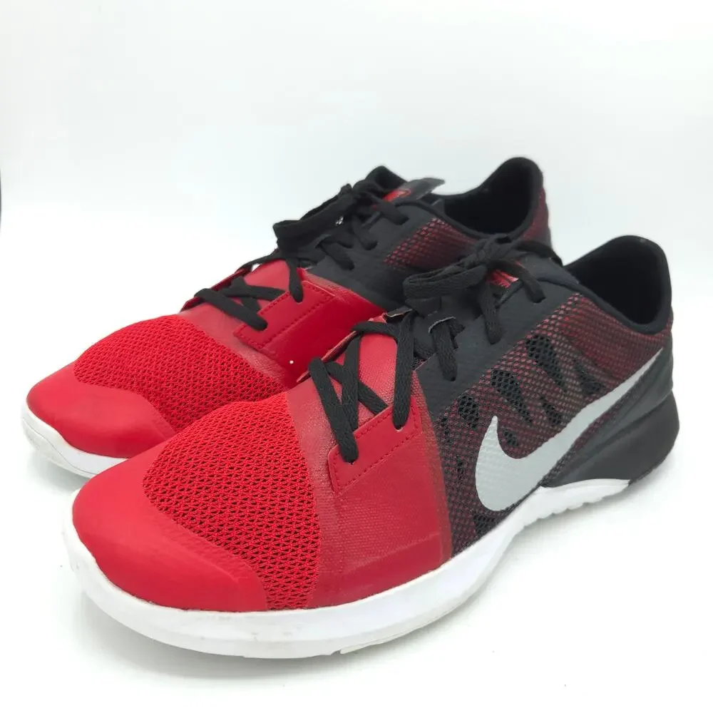 Nike FS Lite Trainer 3 Men's Size 12 807113-600 Red White Black Sneakers